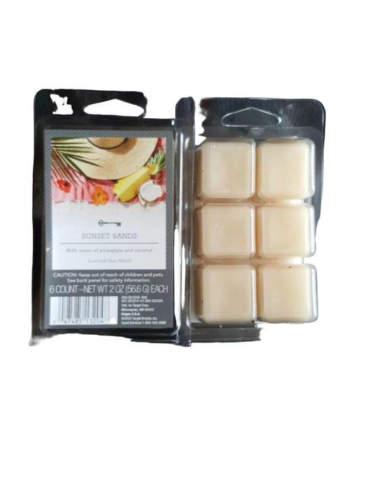sunset sands   Wax Melts - 6 Count - Net WT 2 oz