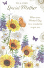 SPECIAL MOTHER MOTHER'S DAY CARD FABULOUS EX-LARGE with 8 PAGE INSERT Floral