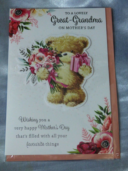 TO GREAT GRANDMA ON MOTHERS DAY  CARD