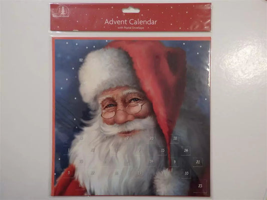 Christmas advent calendar santa