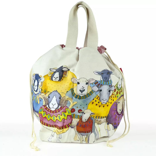 SHEEP IN SWEATERS- LARGE BUCKET BAG SKU: LBU01