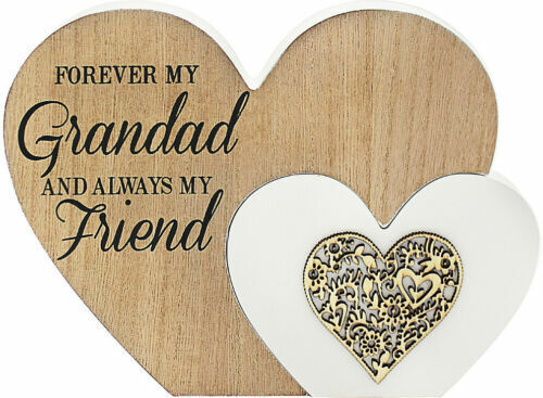 Forever My Grandad And Always My Friend Sentiment Heart Block