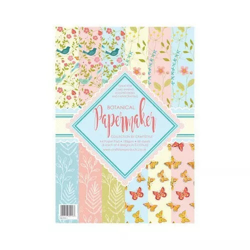 Craft Style Botanical papermaker 48 page quality paper pad