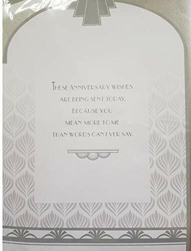 Art Deco Anniversary Card Wife
