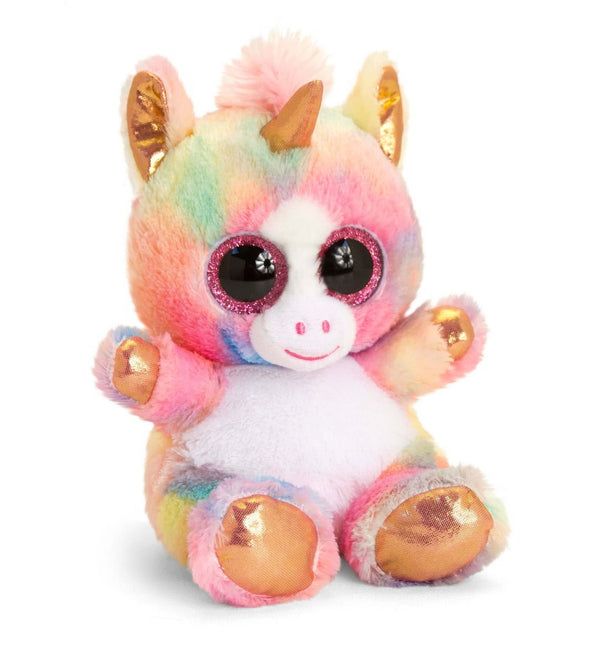 Animotsu Rainbow Rose Gold Unicorn – 15cm