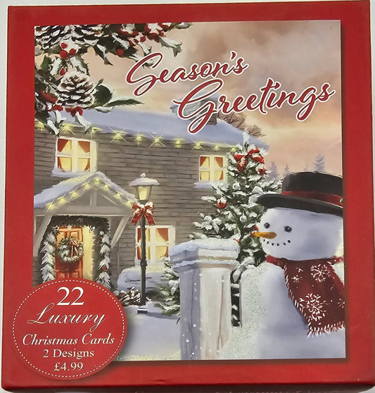seasons  greetings  luxury cards  2 designs  22