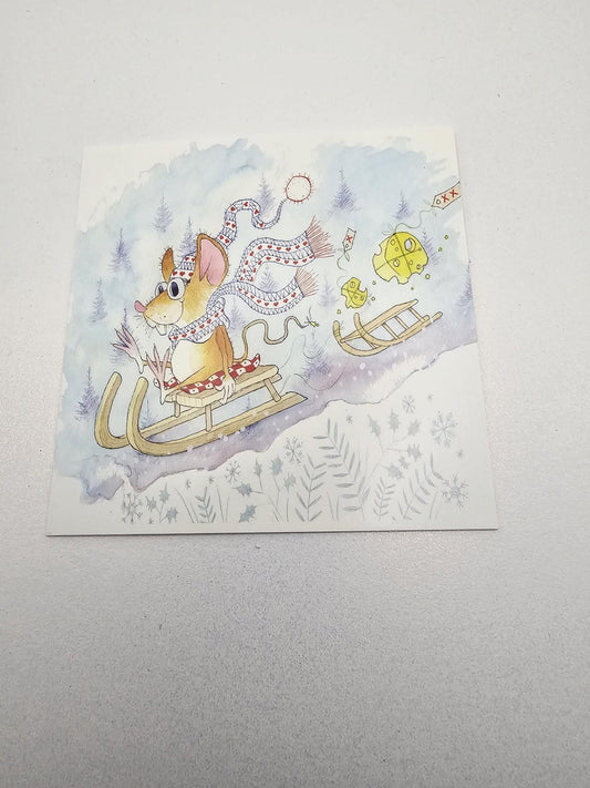 sledging  mouise     cards 6