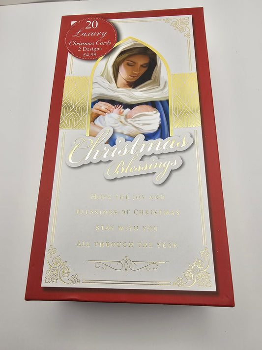christmas  blessings    luxury cards  20      2 designs