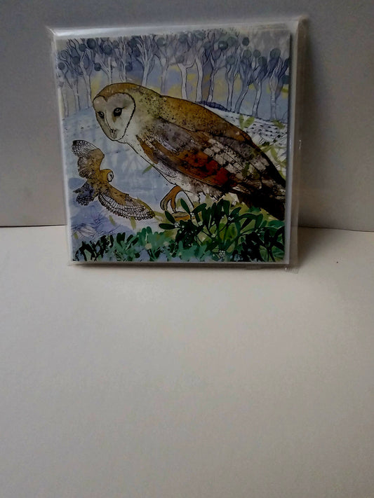 winter owl    by shelley  perkins    pack cards