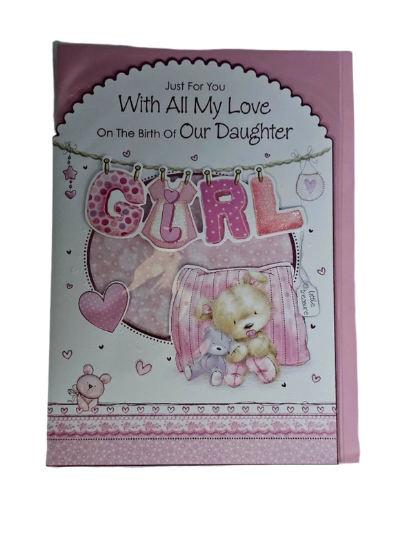 just for you with all my love on the birth of our daughter