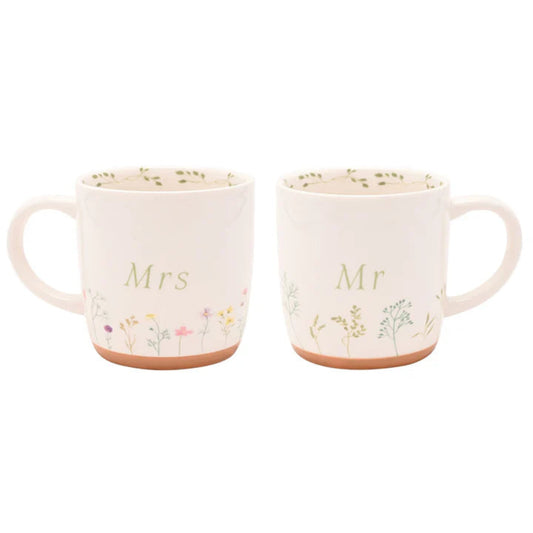 Love Story Ceramic Mugs - Mr & Mrs  WG1269