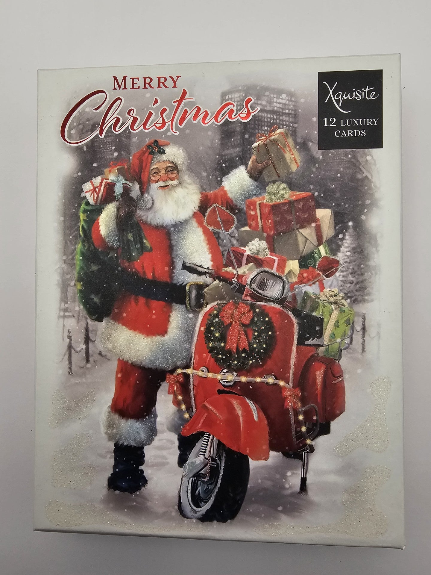 merry christmass   12 luxury cards    xquisite