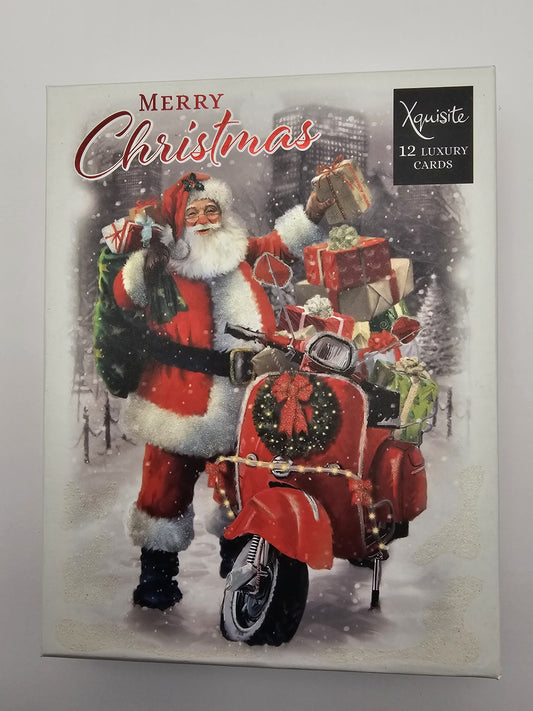merry christmass   12 luxury cards    xquisite