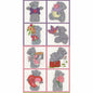 DMC Tatty Teddy Mini Kits Set Of 8 - hanrattycraftsgifts.co.uk