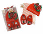 Baby's First Christmas 2 Piece Hat and Booties Set Gift Boxed - hanrattycraftsgifts.co.uk