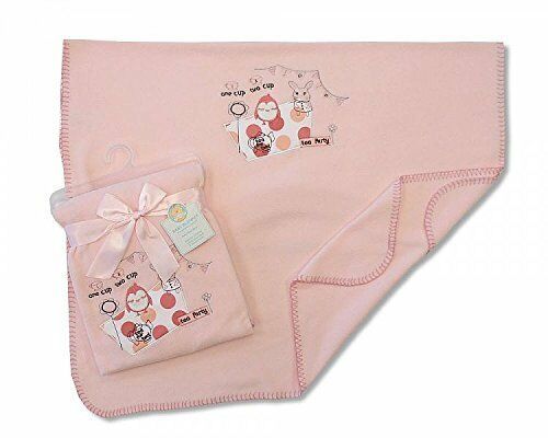 Baby Pram Blanket - Tea Party - hanrattycraftsgifts.co.uk