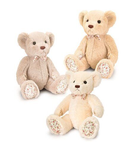 keel toys belle rose 25cm bears choice of three to collect one supplied at