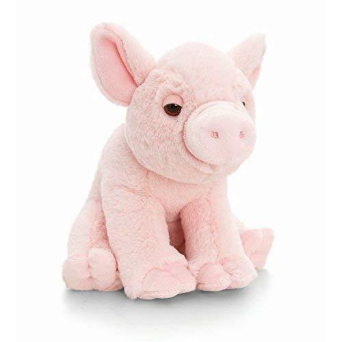 Small Plush Pig With Sound (Light Pink)