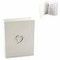 Elegant Ivory Wedding Planner with Swirling Crystal Heart - hanrattycraftsgifts.co.uk
