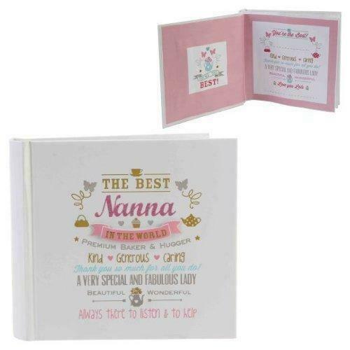 Widdop FL297N Bingham The Best Nanna Photo Album - hanrattycraftsgifts.co.uk