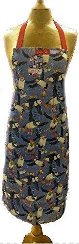 christmas puffin apron