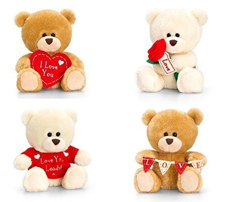 Keel 20cm Mini Valentines Bear assortment ONE PROVIDED AT RANDOM UNLESS