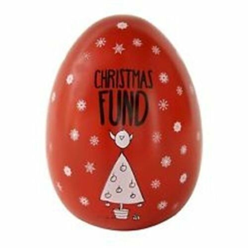NEW 'Eggcellent' Large Nest Egg - Money Piggy Bank Gift- Christmas Fund
