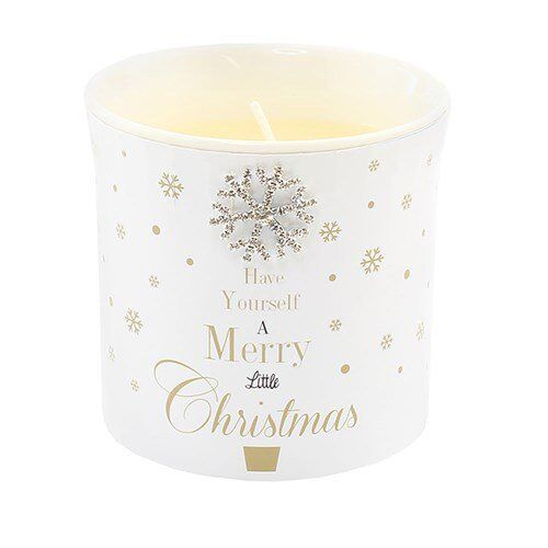 "Have Yourself a Merry Little Christmas" Festive Scented Wax Candle