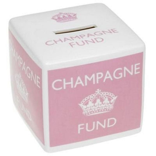 Champagne Fund Mney Box - Boxed
