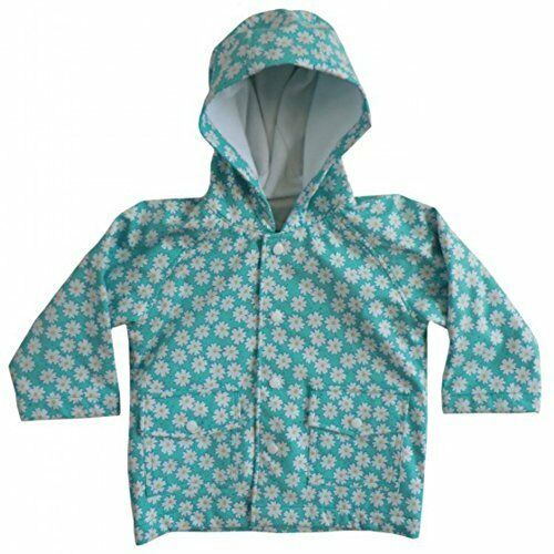 Powell Craft Big Girls Daisy Raincoat.blue (6-7 years) - hanrattycraftsgifts.co.uk