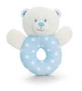 Baby Bear Ring Rattle - 12cm - hanrattycraftsgifts.co.uk