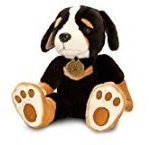 Keel Toys 25cm Forever Puppies Black Puppy - hanrattycraftsgifts.co.uk