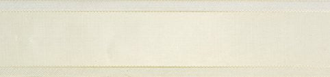 CLUB GREEN Pleated Edge Ribbon, Ivory, 25 mm x 10 m - hanrattycraftsgifts.co.uk