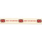 Berisford's Best of British 15mm wide Ribbon Red/Blue - per 3 metres - hanrattycraftsgifts.co.uk