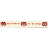 Berisford's Best of British 15mm wide Ribbon Red/Blue - per 3 metres - hanrattycraftsgifts.co.uk