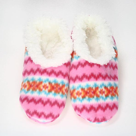 Snoozies Fair Isle No Skid Slipper  medium 5-6