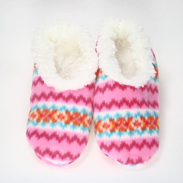 Snoozies Fair Isle No Skid Slipper  medium 5-6