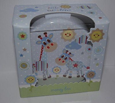 Blue Little Treats Little Sunshine Money Box : - Lesser and Pavey - hanrattycraftsgifts.co.uk
