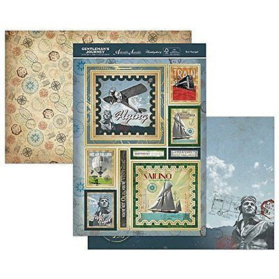 Gentleman'S Journey A4 Topper Set Bon Voyage! - hanrattycraftsgifts.co.uk