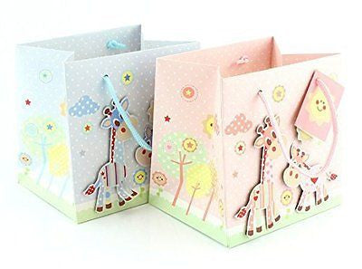 Little Sunshine Children's Gift Bag Medium 23 x 17 x 23cm (Blue) - hanrattycraftsgifts.co.uk