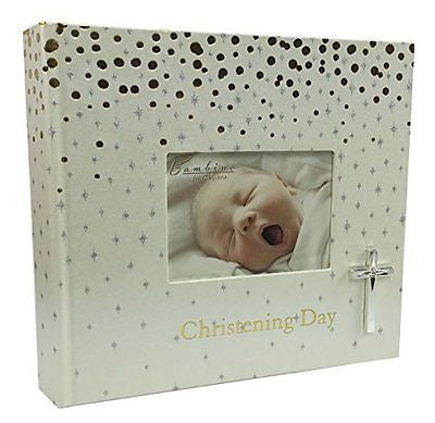 Baby Christening Photo Album Gift 6 x 4 New - hanrattycraftsgifts.co.uk