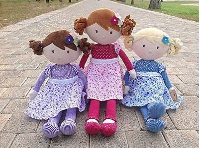 Imajo Powder Puff Scarlett - red dress - hanrattycraftsgifts.co.uk