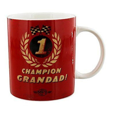 Grandad Gift Vintage Style Coffee or Tea Mug Gift - Champion Grandad - hanrattycraftsgifts.co.uk