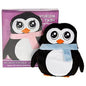 Wheaty Warmers Microwaveable Microwave Heat Pack - Penguin with Pink Scarf - hanrattycraftsgifts.co.uk