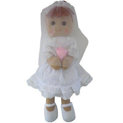 Powell Craft Bride Rag Doll-40 cm - hanrattycraftsgifts.co.uk