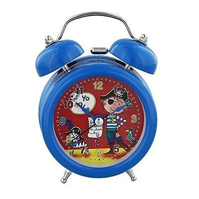 Rachel Ellen Collection Baby Boy Pirates Alarm Clock - hanrattycraftsgifts.co.uk