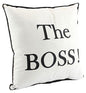 Leonardo LP27837A "The Boss" Cushion - hanrattycraftsgifts.co.uk