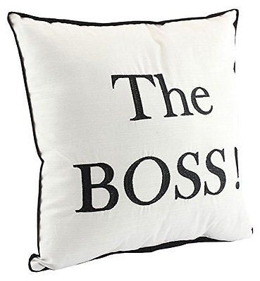 Leonardo LP27837A "The Boss" Cushion - hanrattycraftsgifts.co.uk