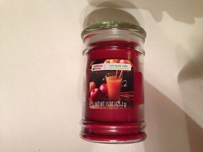 Holiday Time Hot Aplle Cider Jar Candle - hanrattycraftsgifts.co.uk