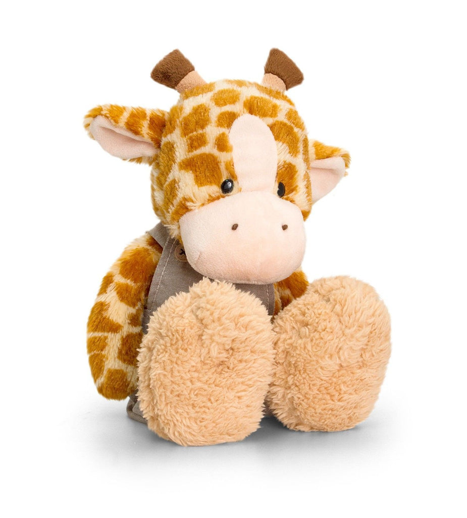 Keel Toys Tumbleweed Wild 20cm Giraffe W/ Dungarees - hanrattycraftsgifts.co.uk